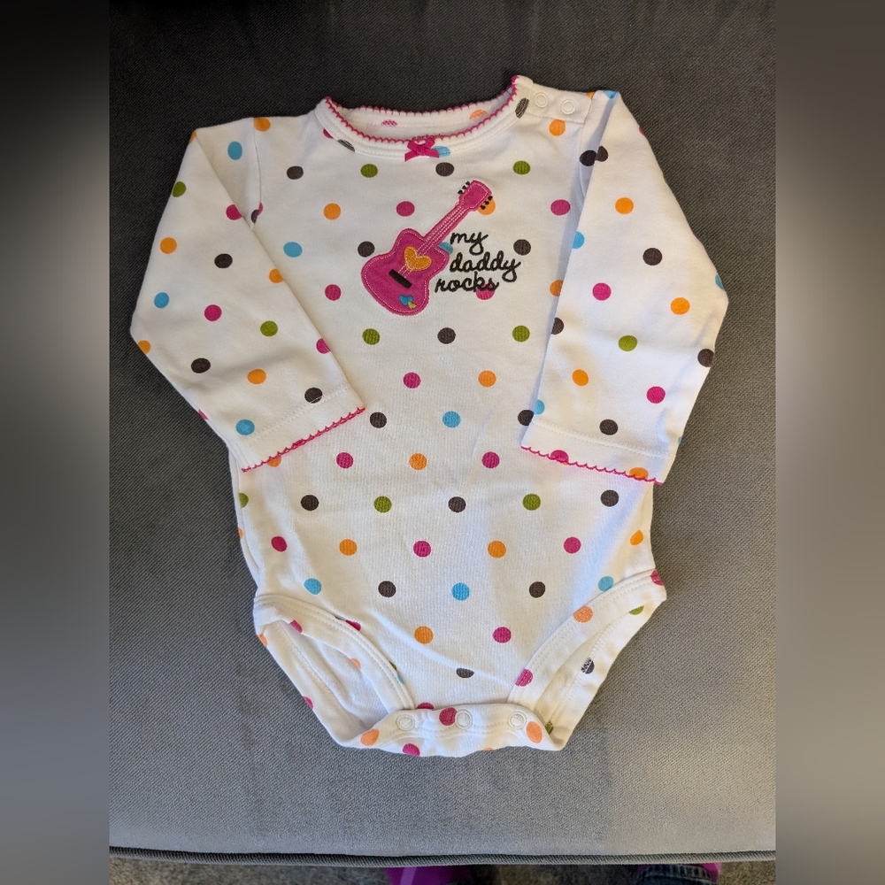 Colorful Polka Dot Onesie 9 Month Carters